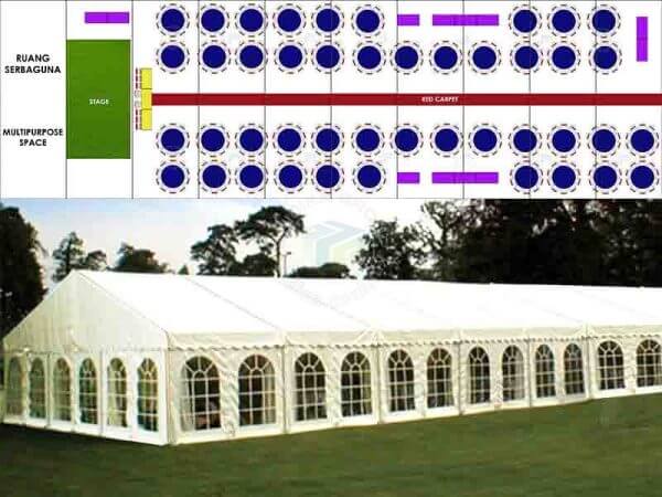 pakej marquee tent